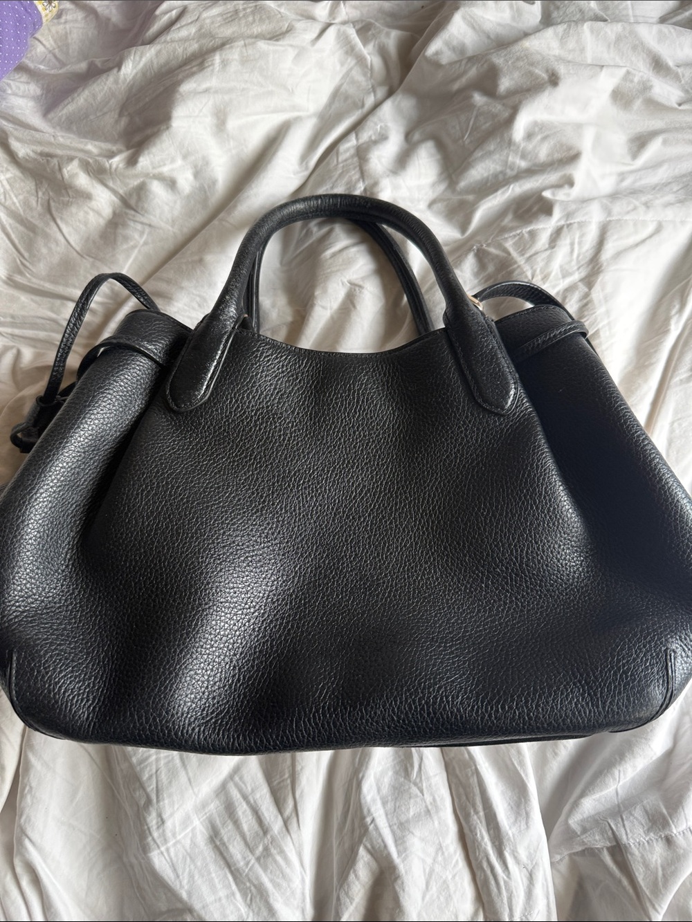 kate spade large black dumpling purse - Picture 2 of 6